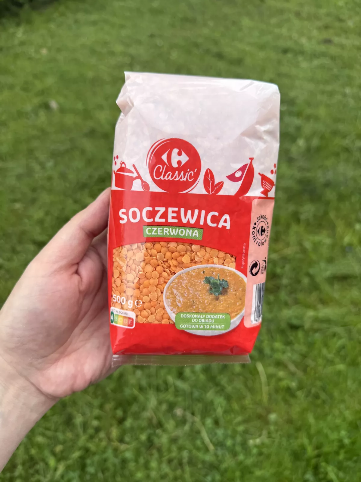Carrefour Classic Soczewica czerwona | 500g