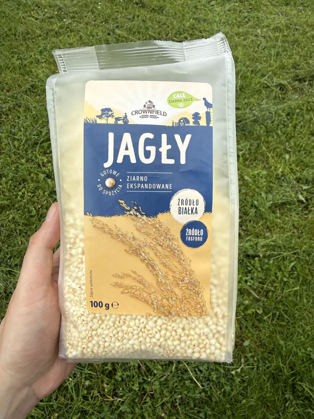 Crownfield Jagły ziarno ekspandowane | 100g