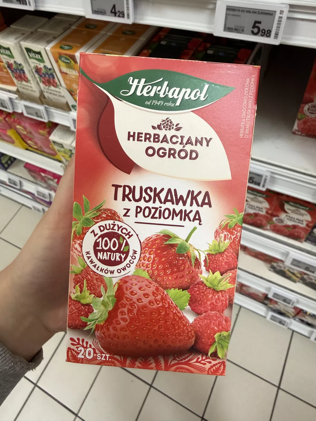 Herbapol Herbaciany Ogród Truskawka z poziomką | 50g