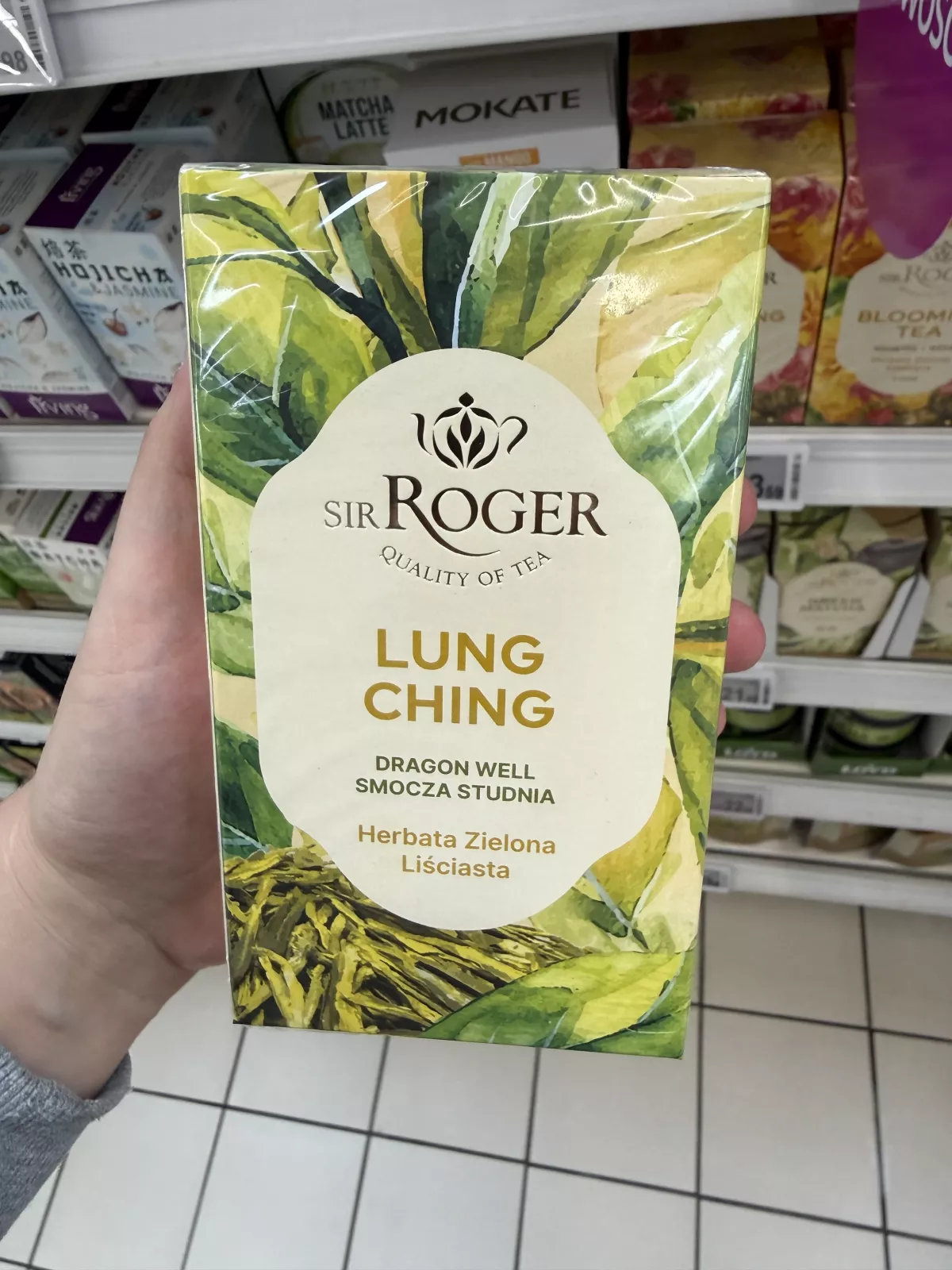 Sir Roger Lung Ching Dragon Well / Smocza Studnia Herbata zielona liściasta | 40g