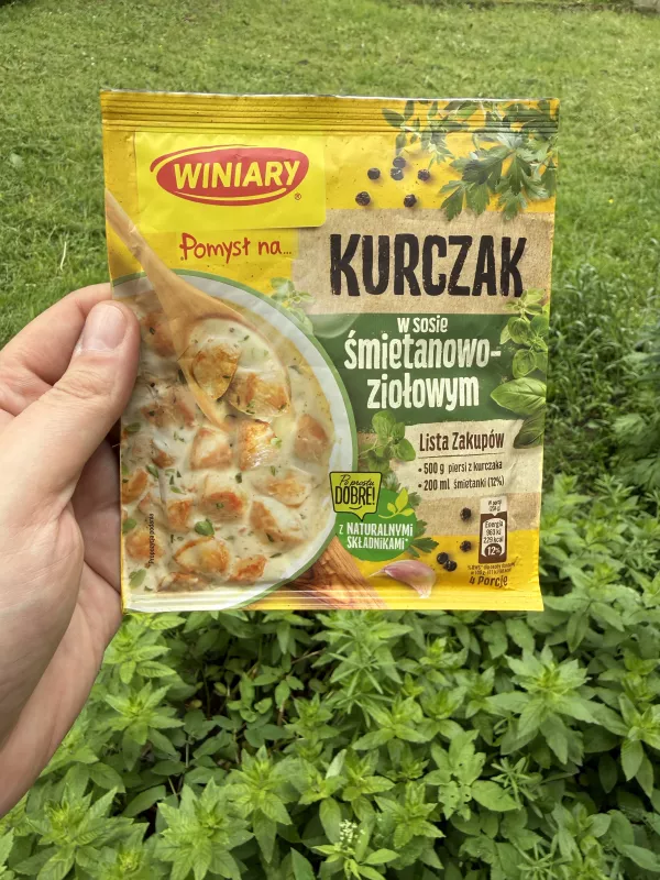 Winiary Pomysł na… Kurczak w sosie śmietanowo-ziołowym | 30g