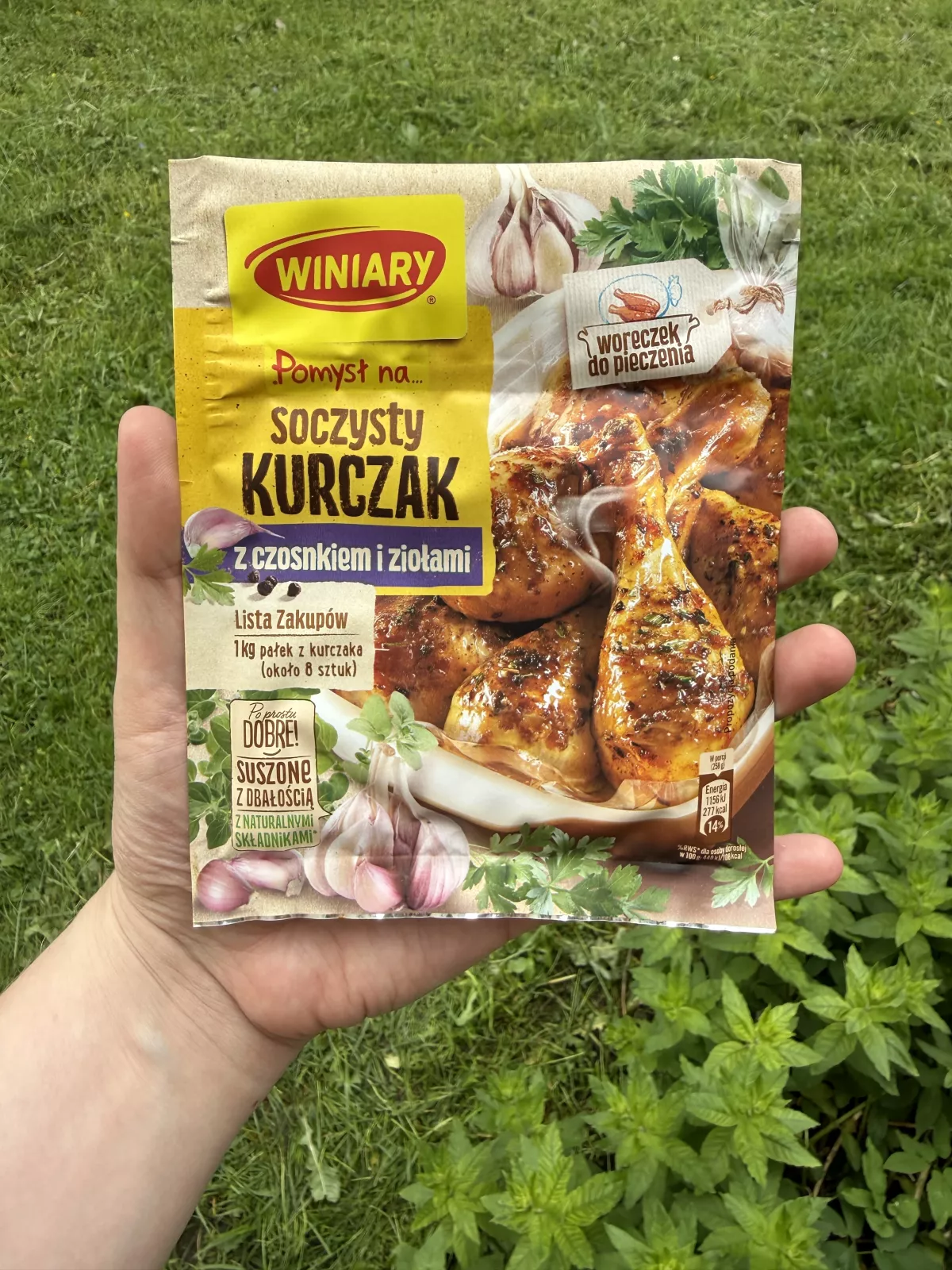 Winiary Pomysł na… Soczysty kurczak z czosnkiem i ziołami | 30g