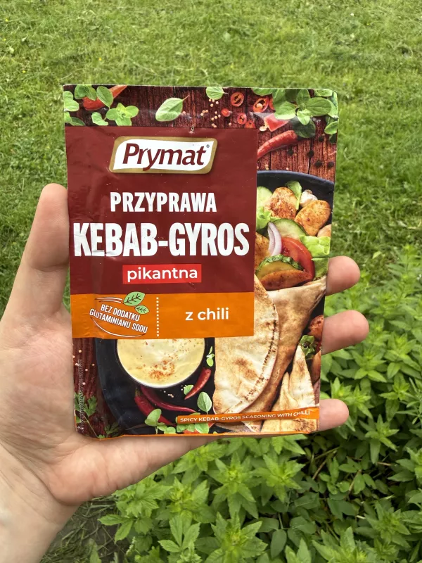 Prymat Przyprawa Kebab-Gyros pikantna z chili | 30g