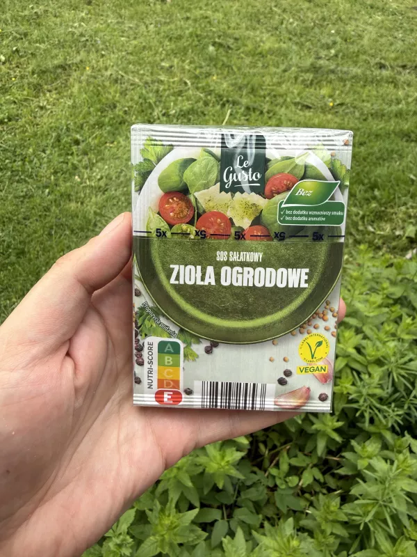 Le Gusto Sos sałatkowy zioła ogrodowe | 5x8g