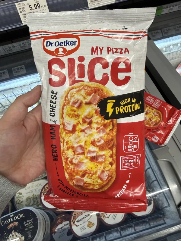 Dr. Oetker My Pizza Slice Hero Ham & Cheese with Mozzarella & Cheddar | 140g