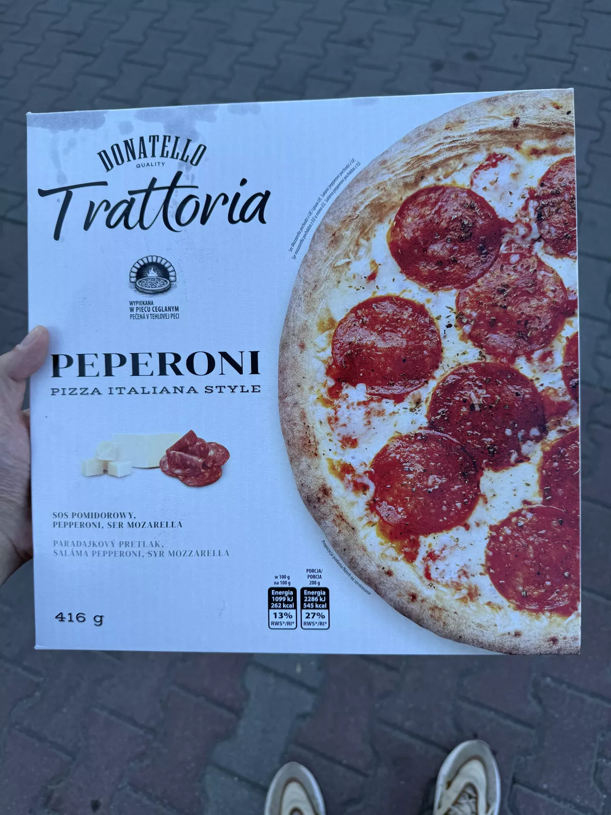 Donatello Trattoria Peperoni Pizza Italiana Style | 416g