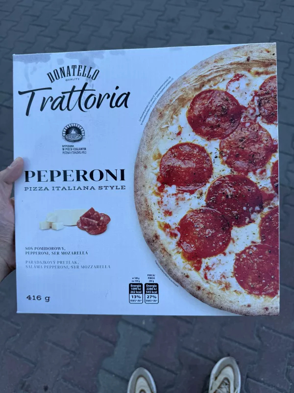 Donatello Trattoria Peperoni Pizza Italiana Style | 416g