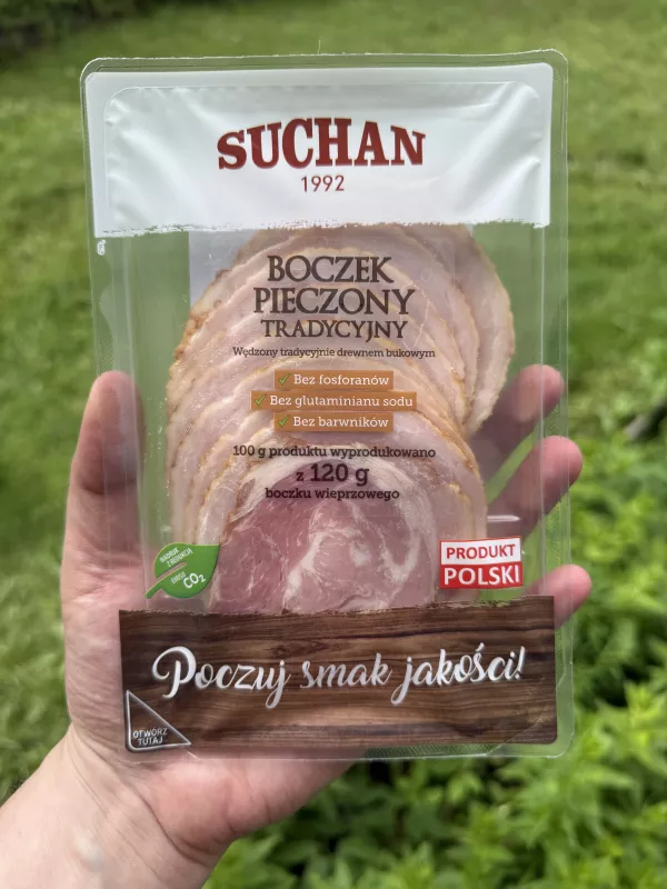 Suchan Boczek pieczony tradycyjny | 100g