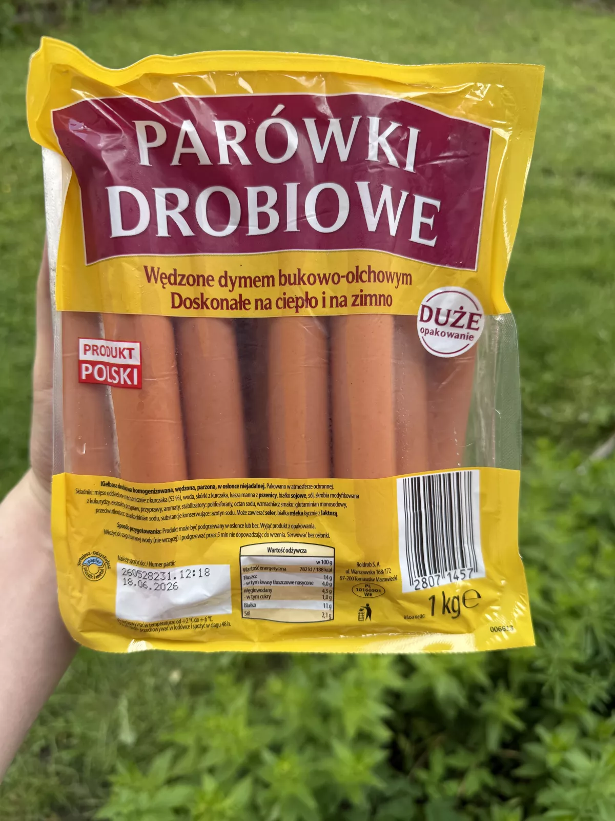Parówki drobiowe | 1kg