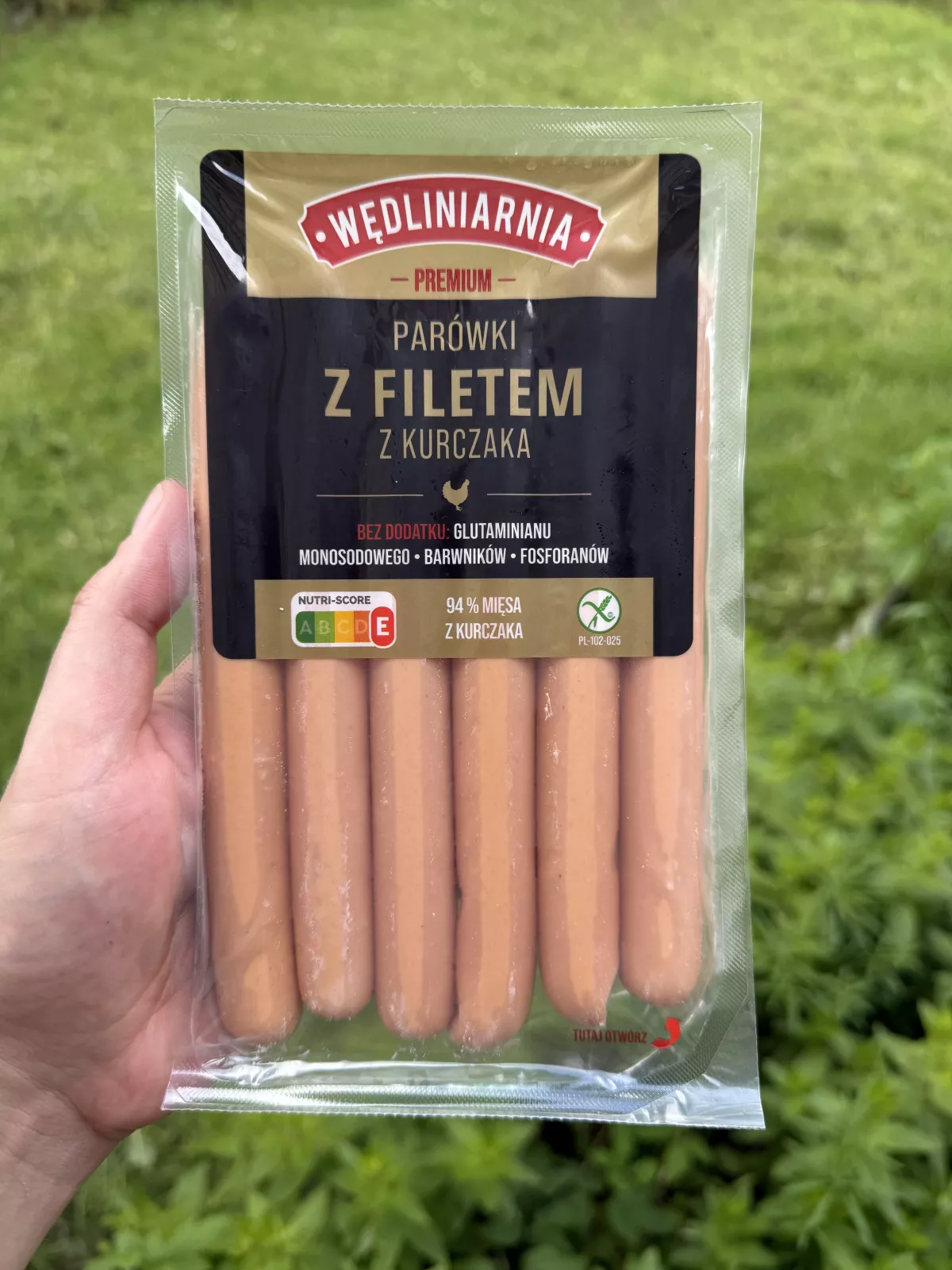 Wędliniarnia Premium Parówki z filetem z kurczaka | 250g