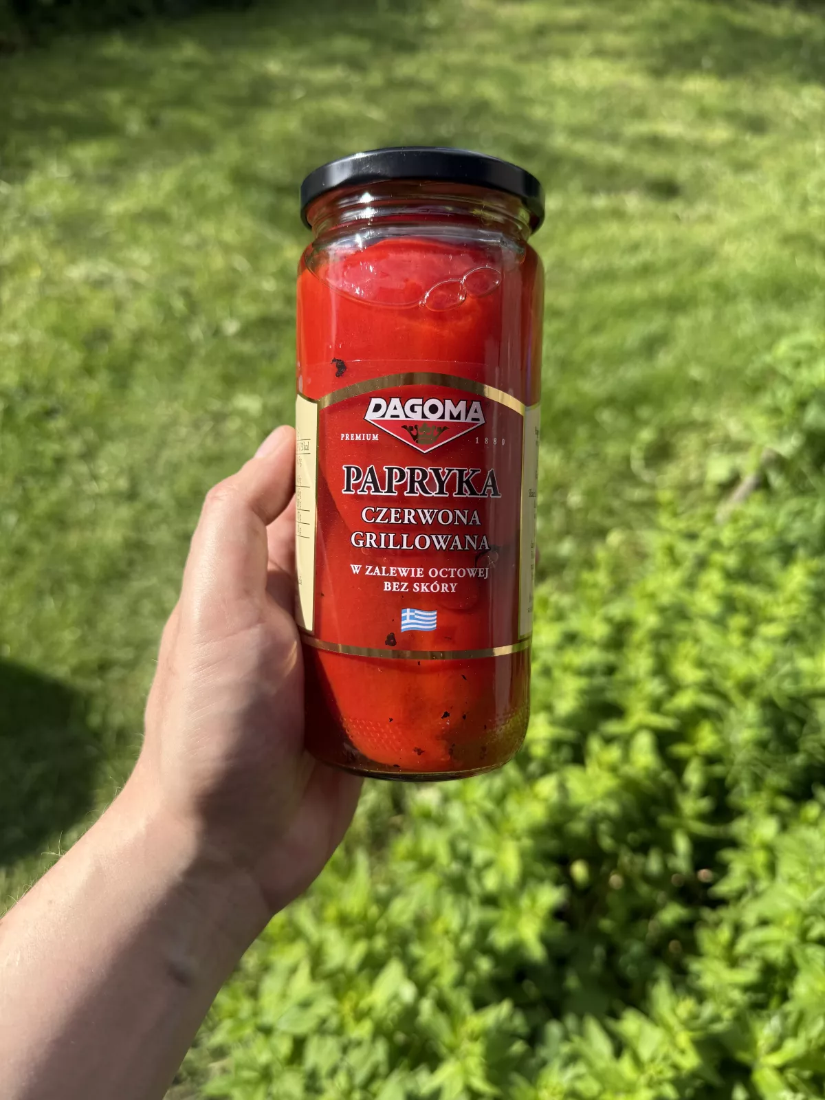 Dagoma Papryka czerwona grillowana w zalewie octowej bez skóry | 465g / 350g