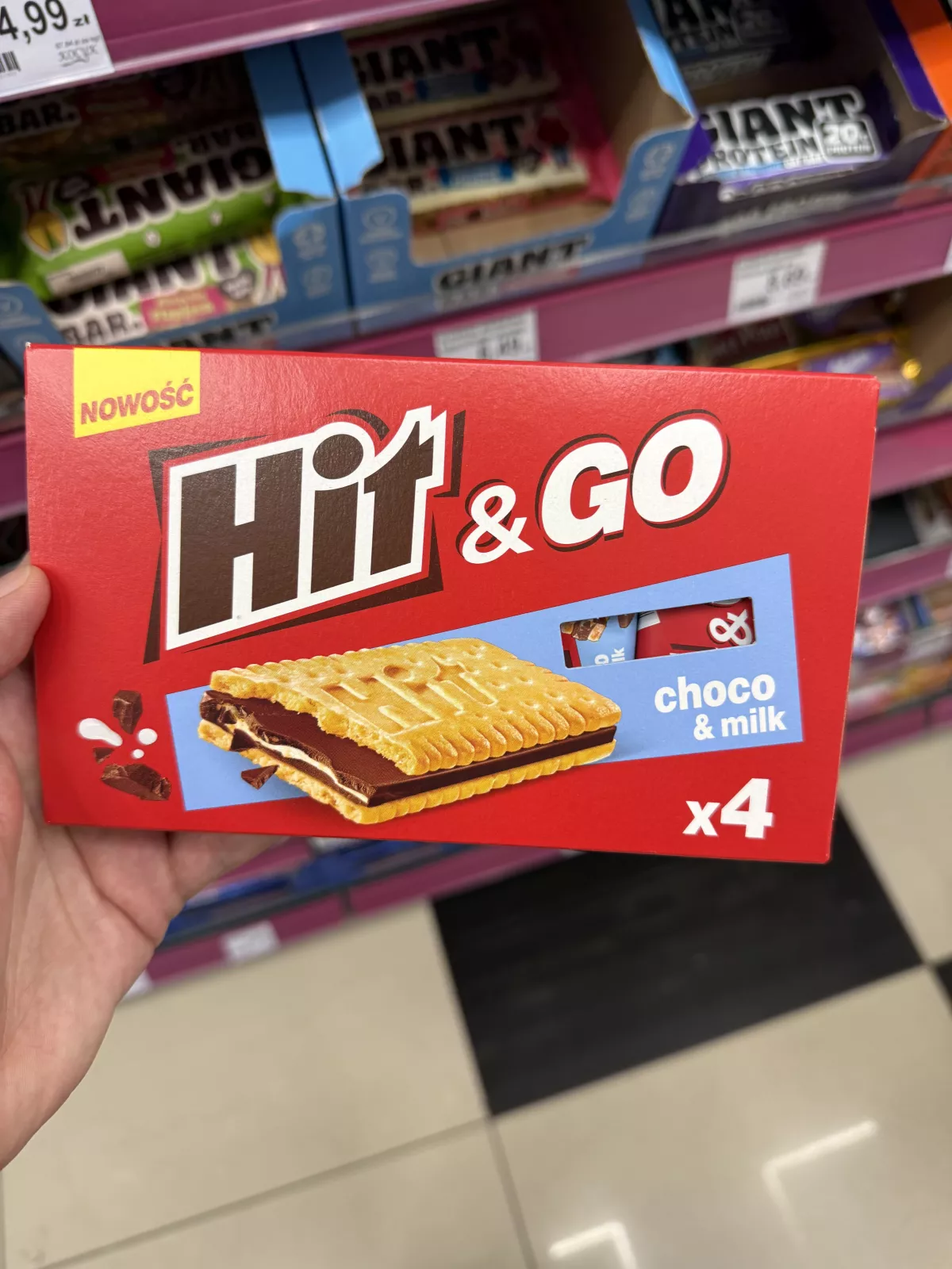 Bahlsen Hit & Go choco & milk | 108g
