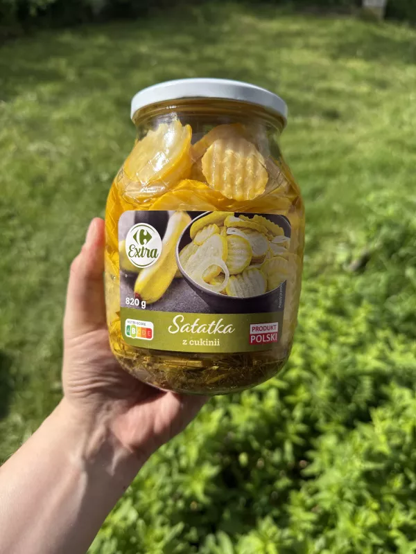 Carrefour Extra Sałatka z cukinii | 820g