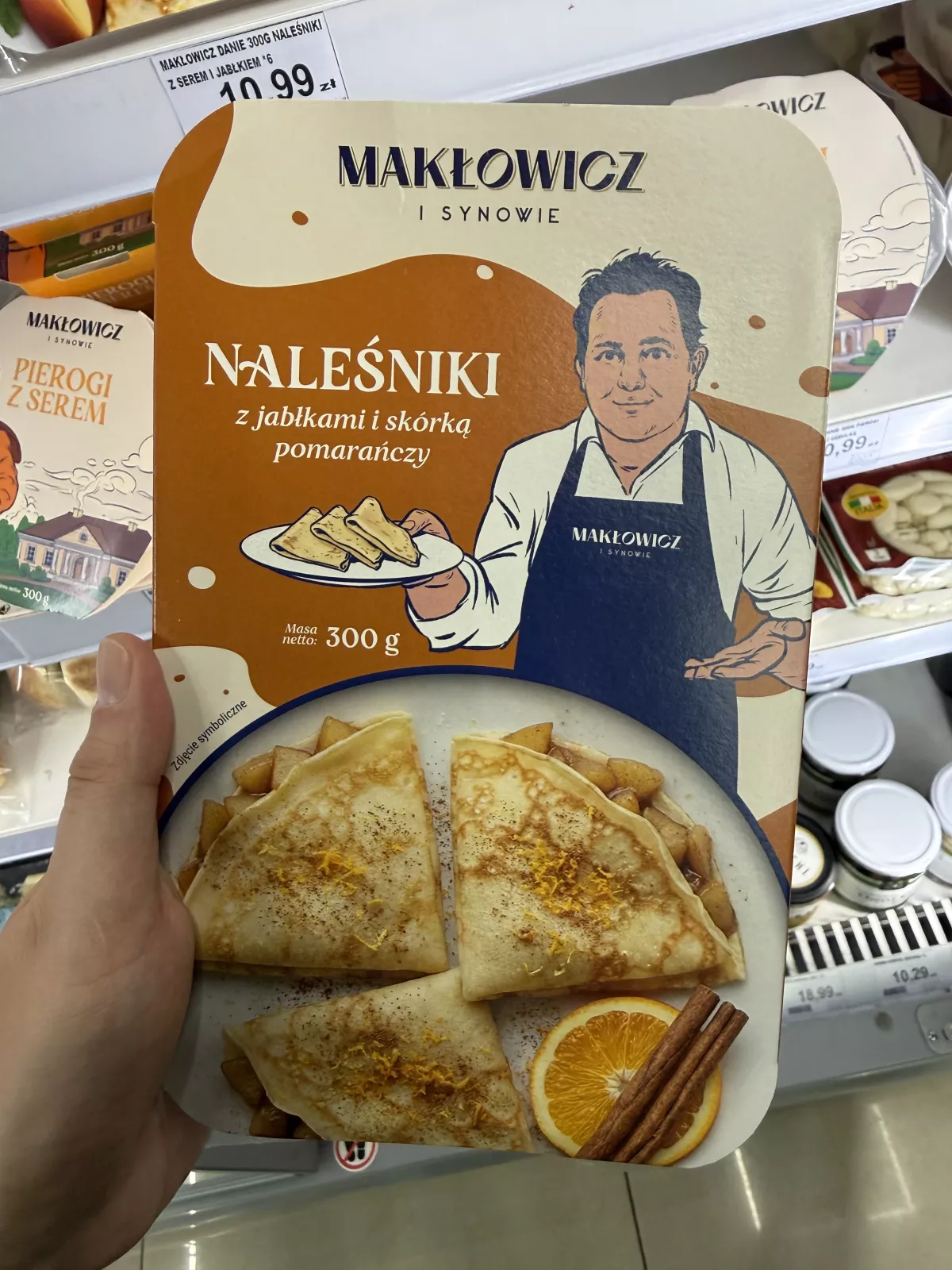 Makłowicz i Synowie Naleśniki z jabłkami i skórką pomarańczy | 300g