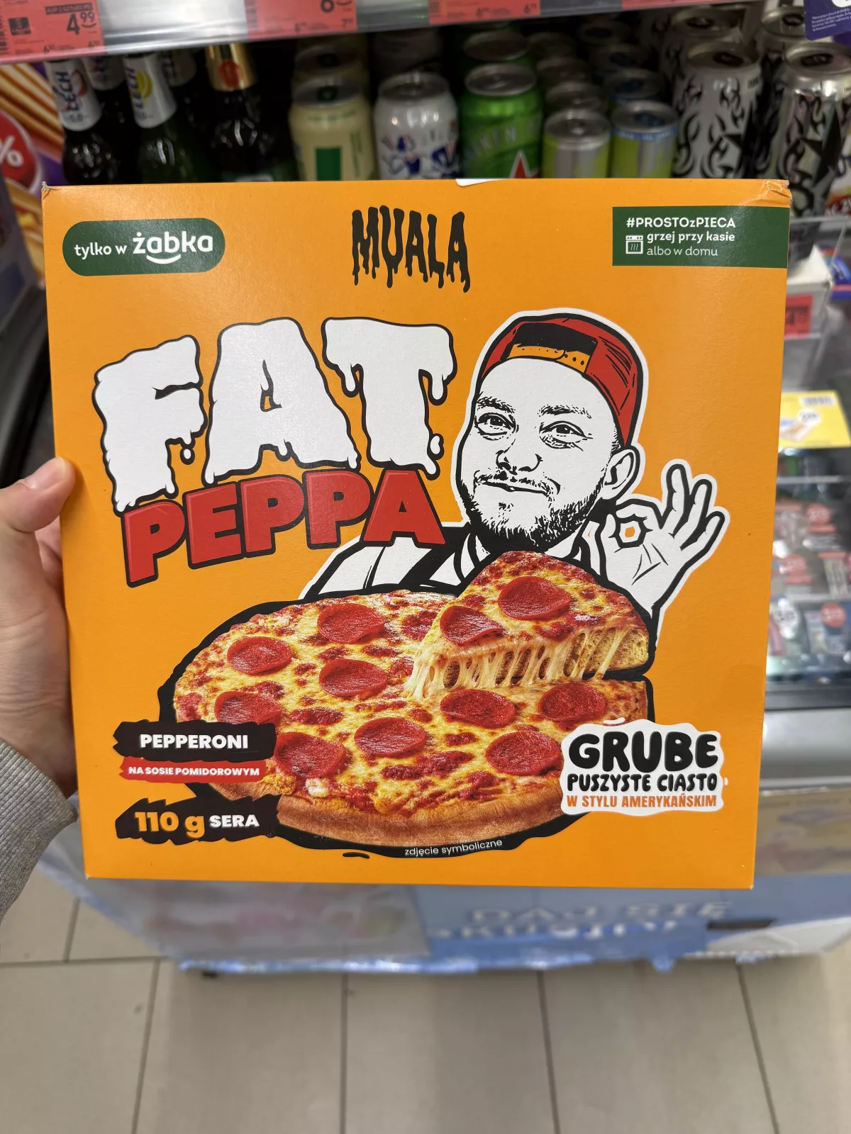Muala Fat Peppa Pizza Pepperoni Książulo | 546g