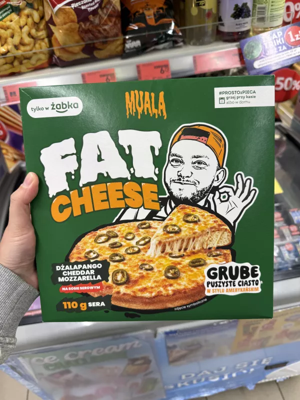 Muala Fat Cheese Pizza serowa z cheddarem i jalapeño Książulo | 545g