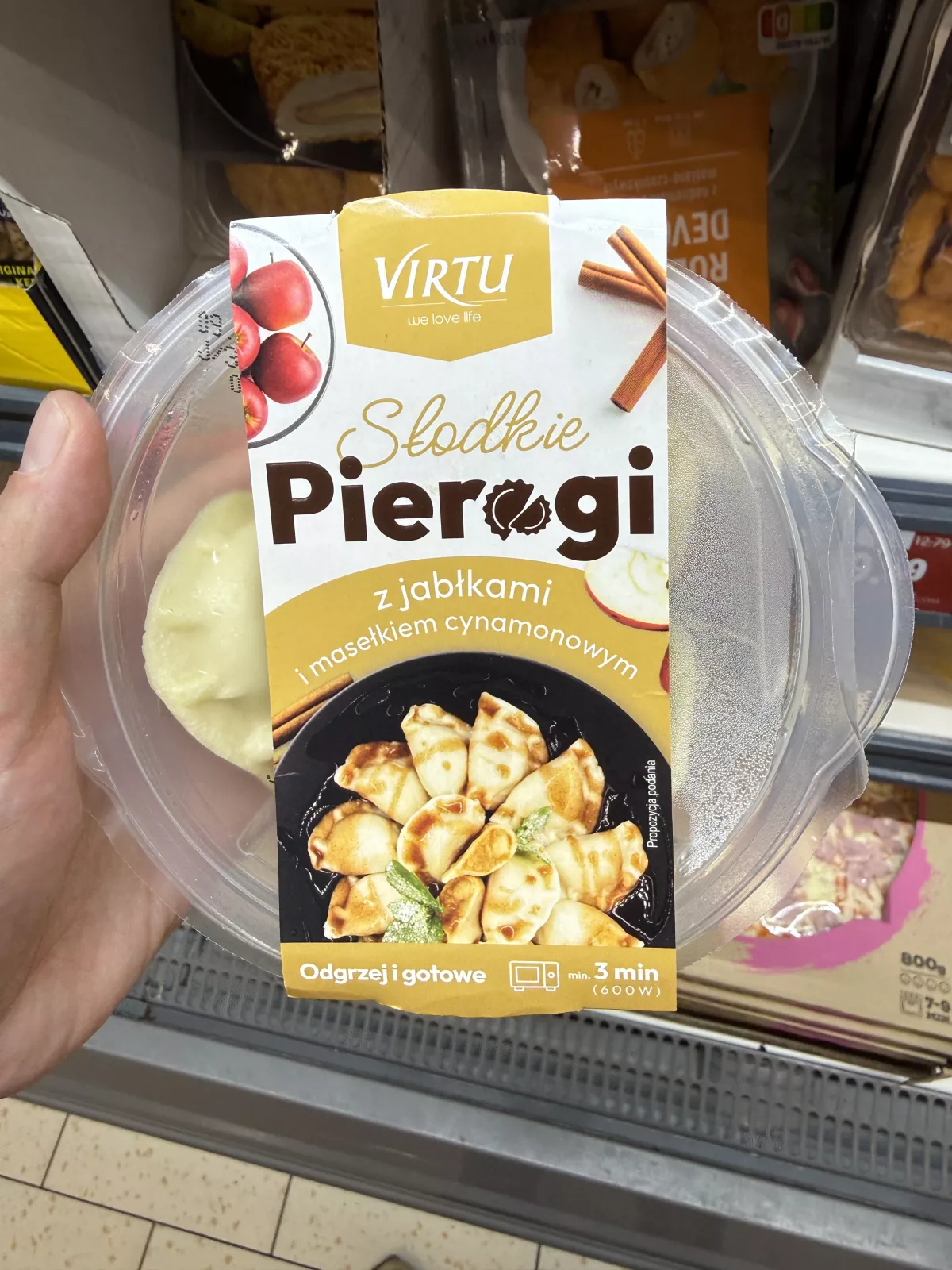 Virtu Słodkie Pierogi z jabłkami i masełkiem cynamonowym | 320g