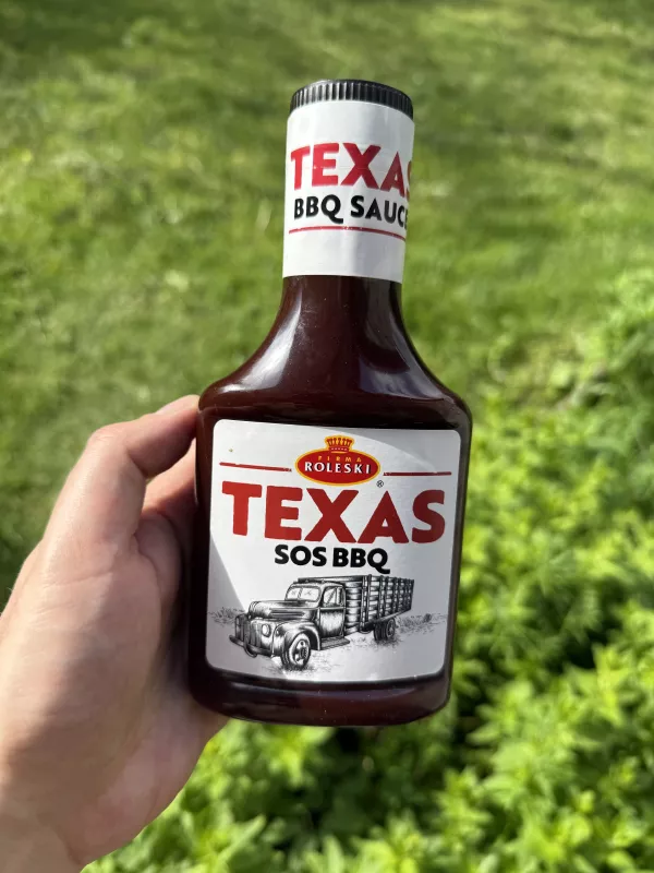 Roleski Texas Sos BBQ z dodatkiem cebuli | 360g