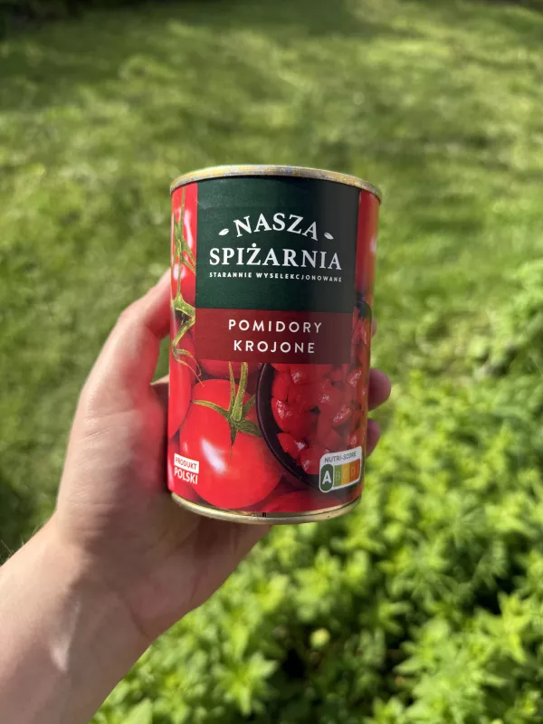 Nasza Spiżarnia Pomidory krojone bez skórki | 400g
