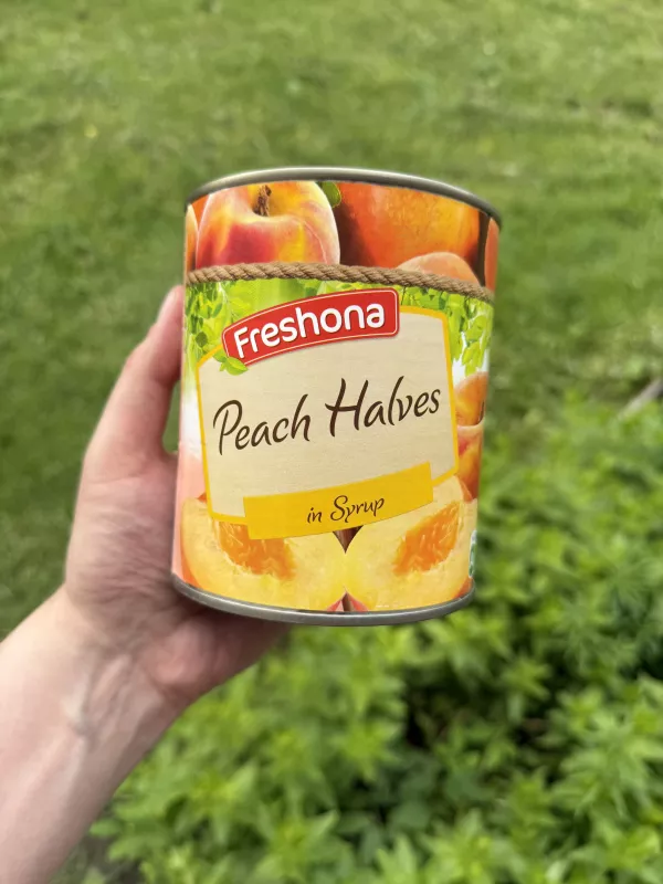Freshona Peach Halves in Syrup / Brzoskwinie połówki w słodkim syropie | 820g