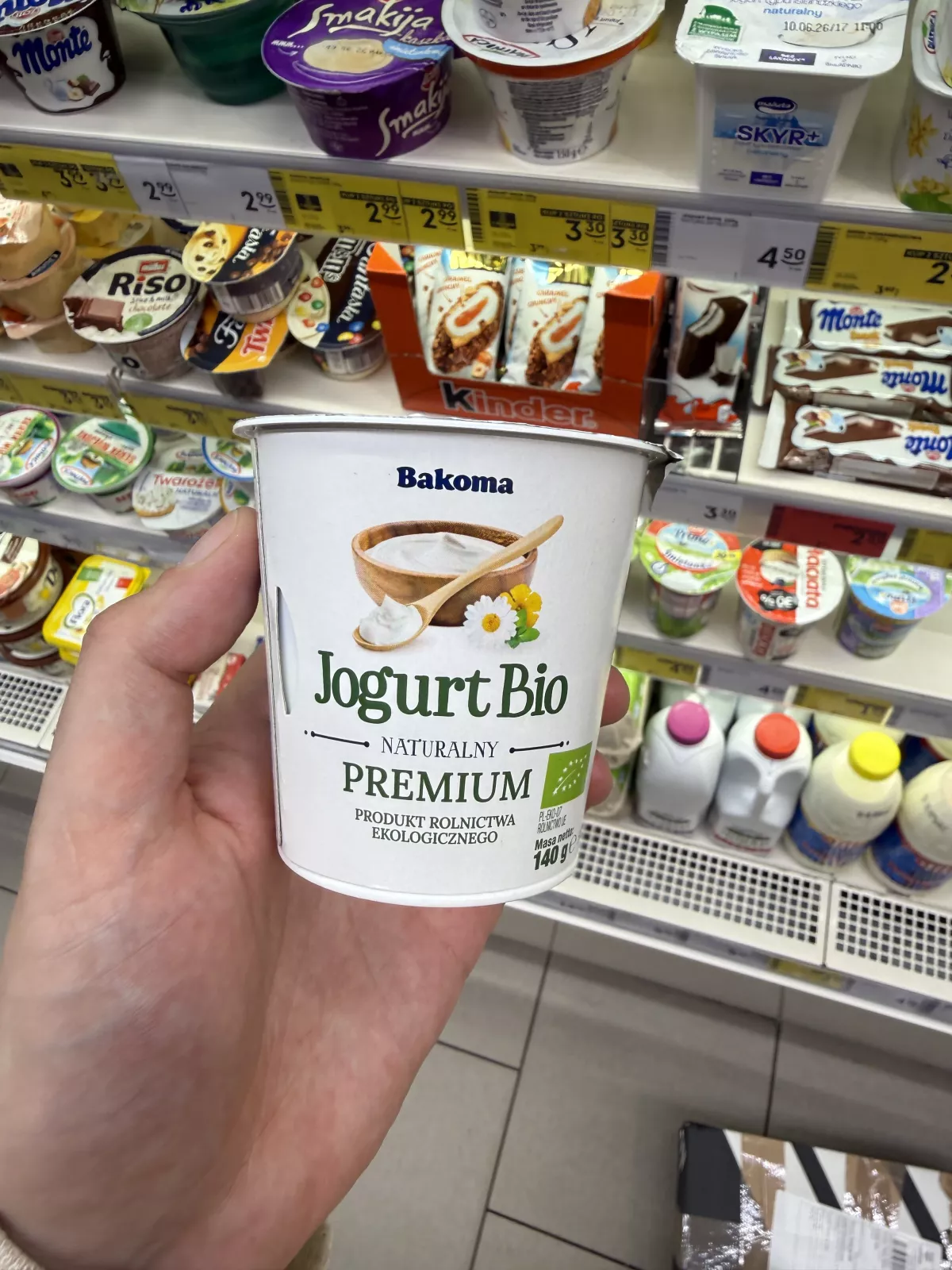 Bakoma Jogurt Bio Naturalny Premium | 140g
