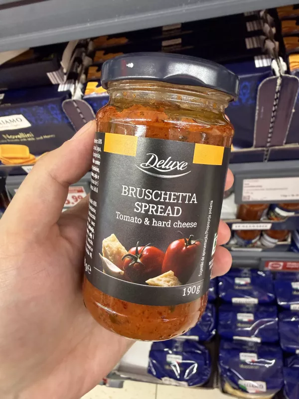 Deluxe Bruschetta Spread Tomato & hard cheese / Pasta pomidorowa z serem | 190g