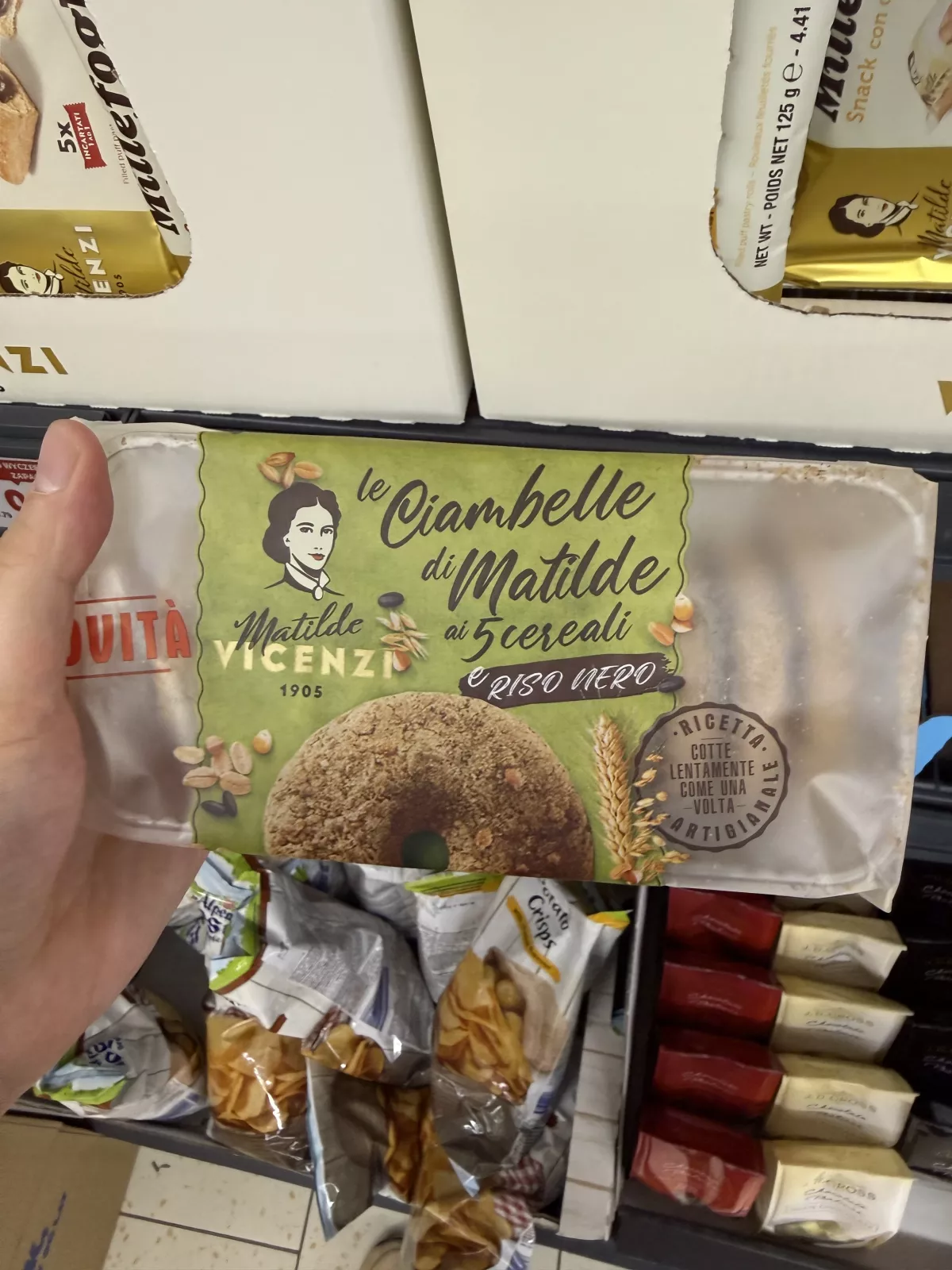 Matilde Vicenzi le Ciambelle di Matilde ai 5 cereali e riso nero / Kruche ciasteczka z 5 ziarnami i czarnym ryżem | 200g