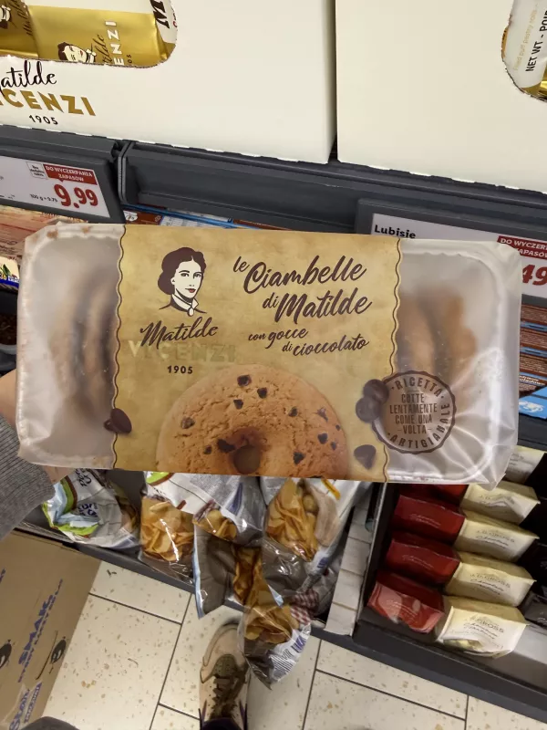 Matilde Vicenzi le Ciambelle di Matilde con gocce di cioccolato / Kruche ciasteczka z kawałkami czekolady | 200g