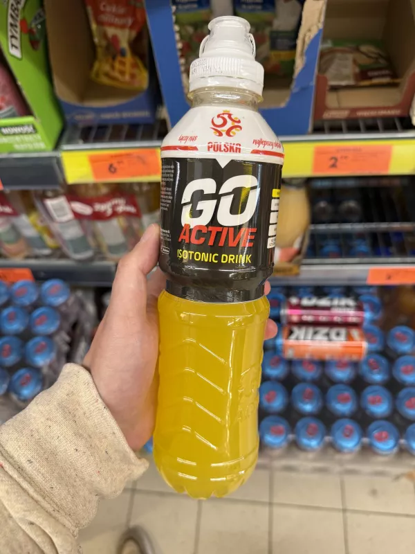Go Active Isotonic Drink napój izotoniczny o smaku cytrynowym | 750ml