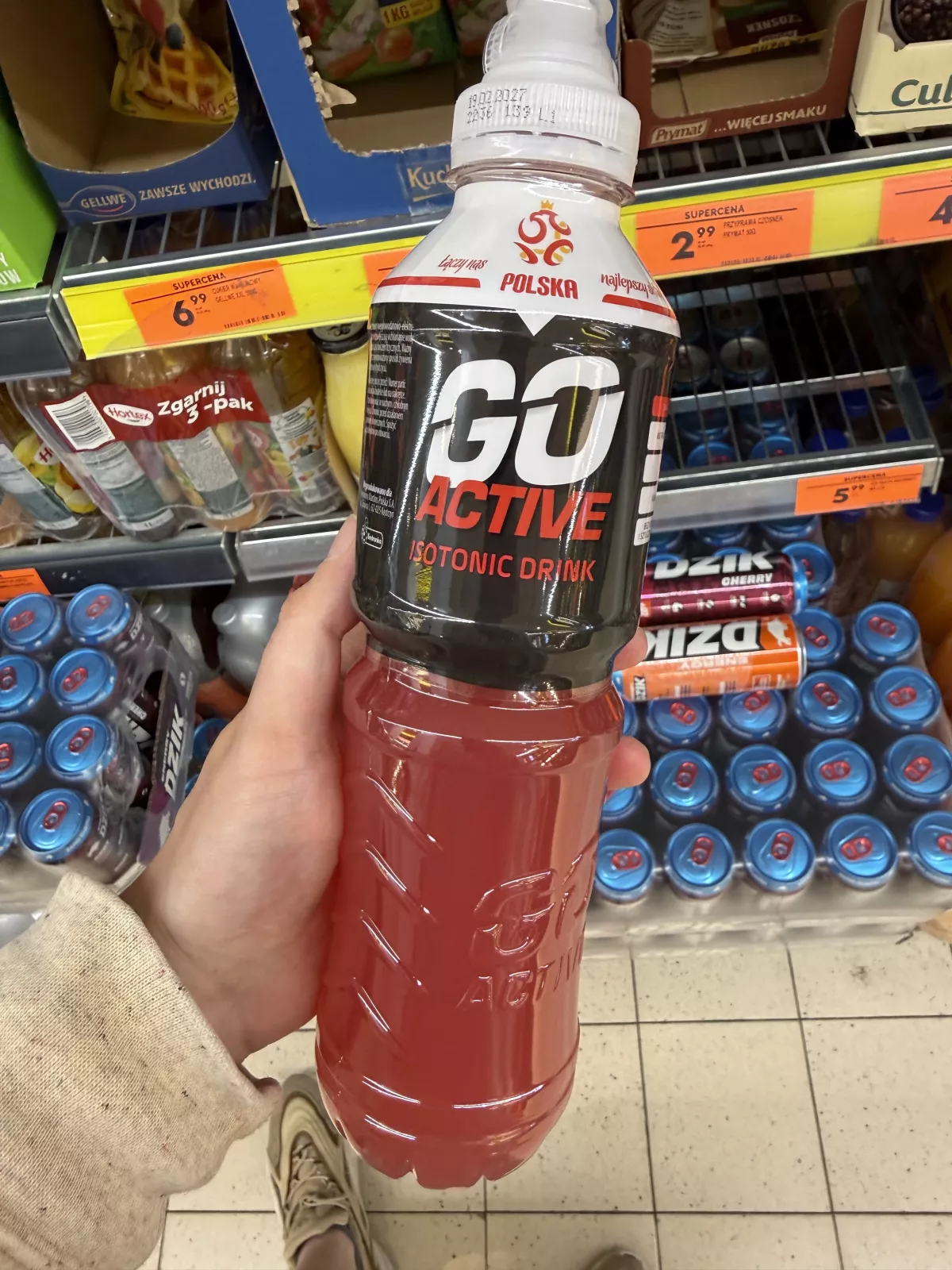 Go Active Isotonic Drink napój izotoniczny o smaku wieloowocowym | 750ml