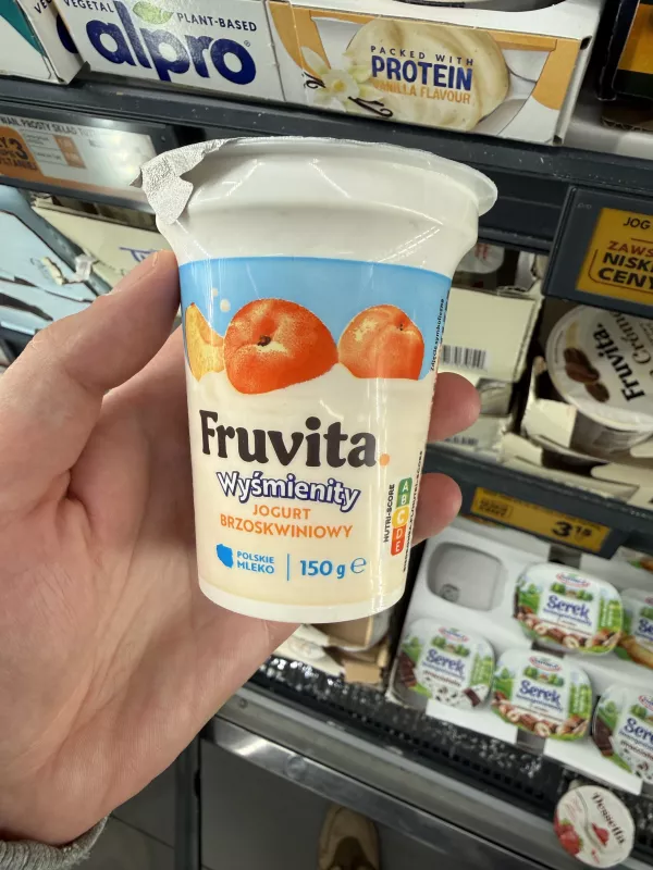 Fruvita Wyśmienity Jogurt brzoskwiniowy | 150g