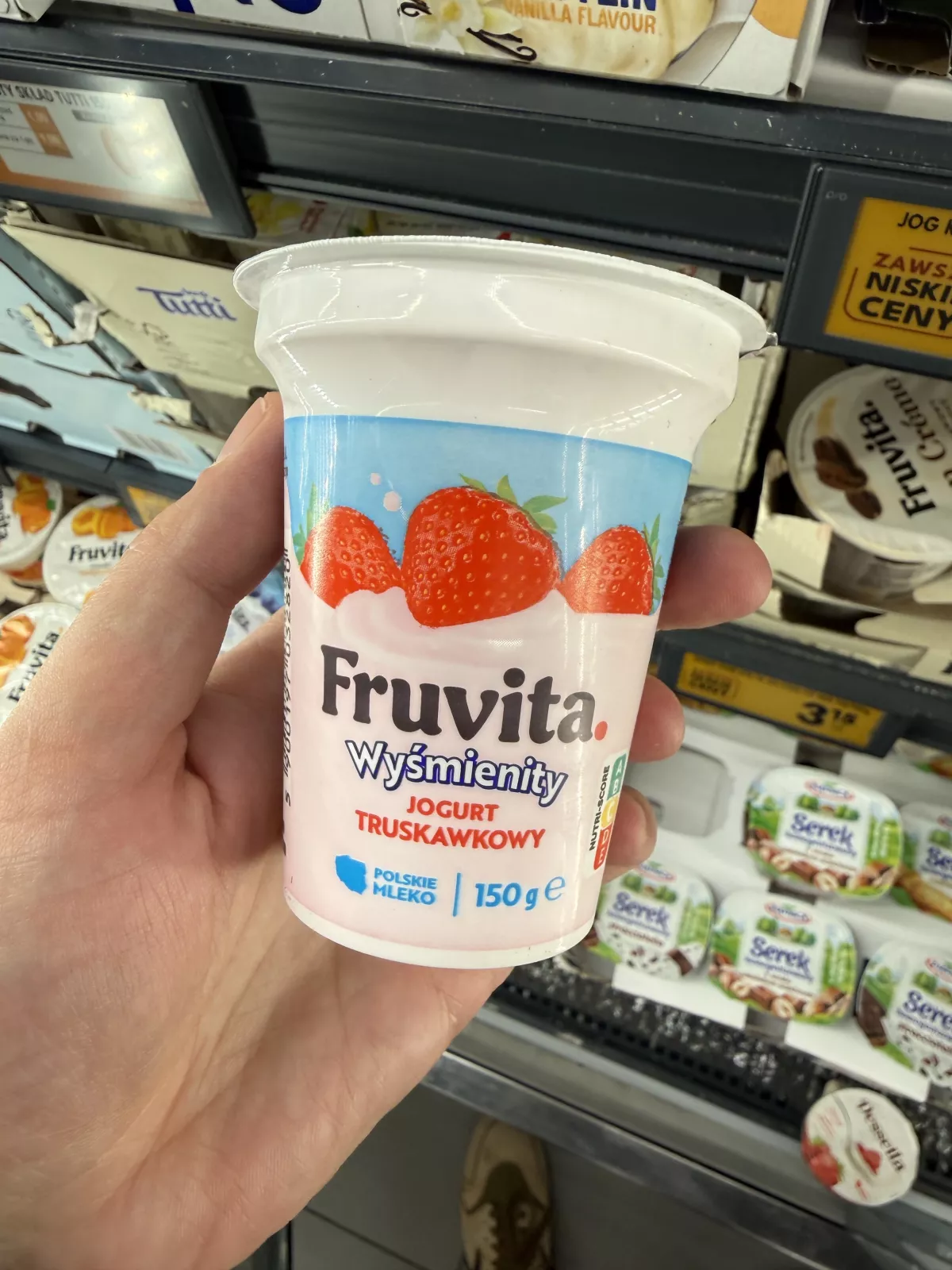 Fruvita Wyśmienity Jogurt truskawkowy | 150g