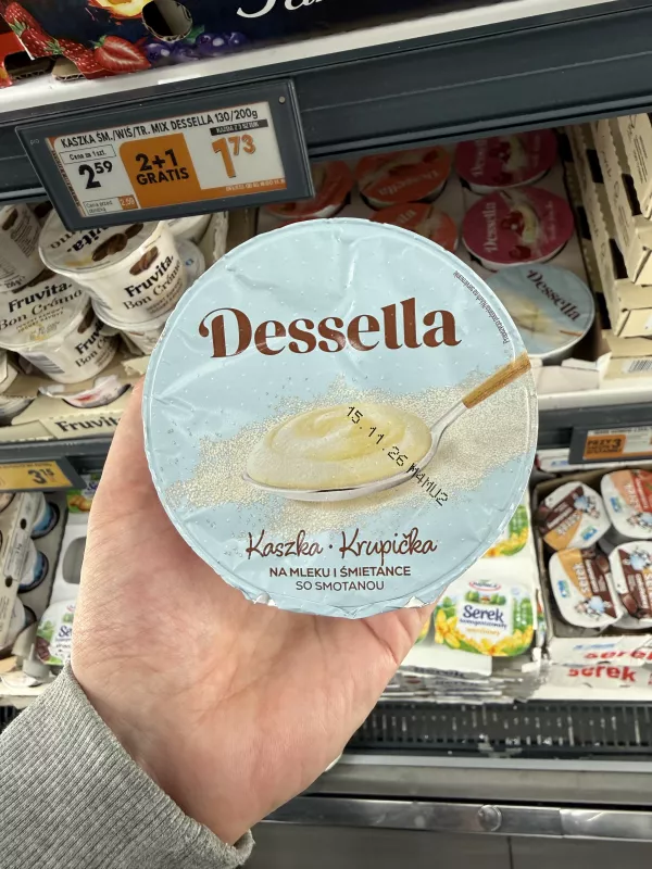 Dessella Kaszka krupicka na mleku i śmietance | 200g