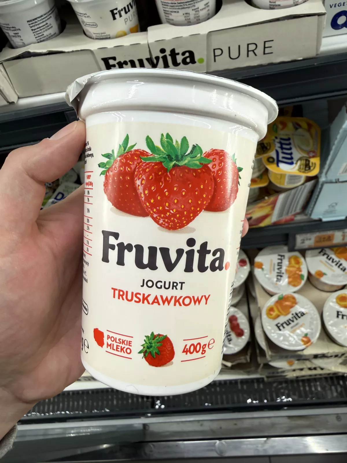 Fruvita Jogurt truskawkowy | 400g