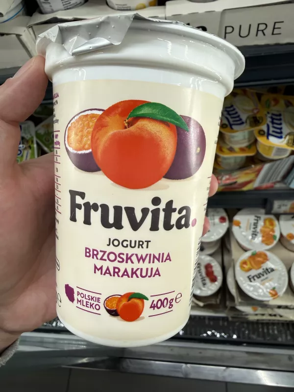 Fruvita Jogurt brzoskwinia-marakuja | 400g