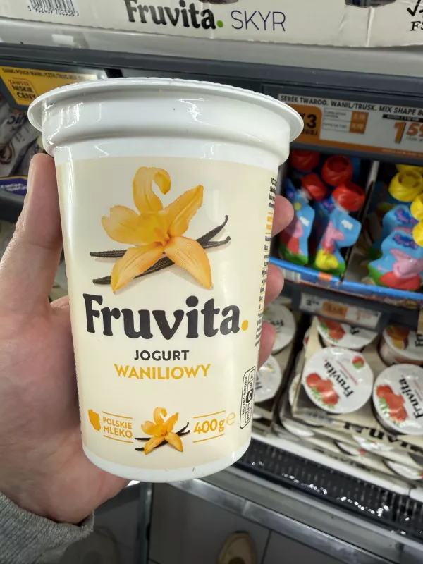 Fruvita Jogurt waniliowy | 400g