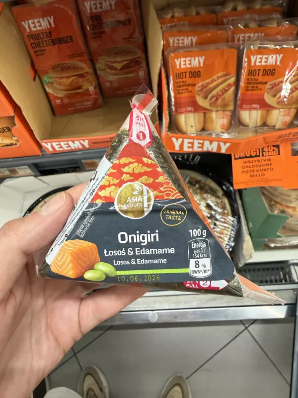 Asia Flavours Onigiri Łosoś & Edamame | 100g