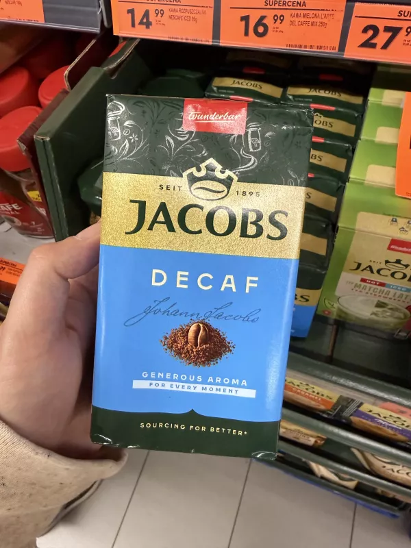 Jacobs Decaf kawa mielona bezkofeinowa | 250g