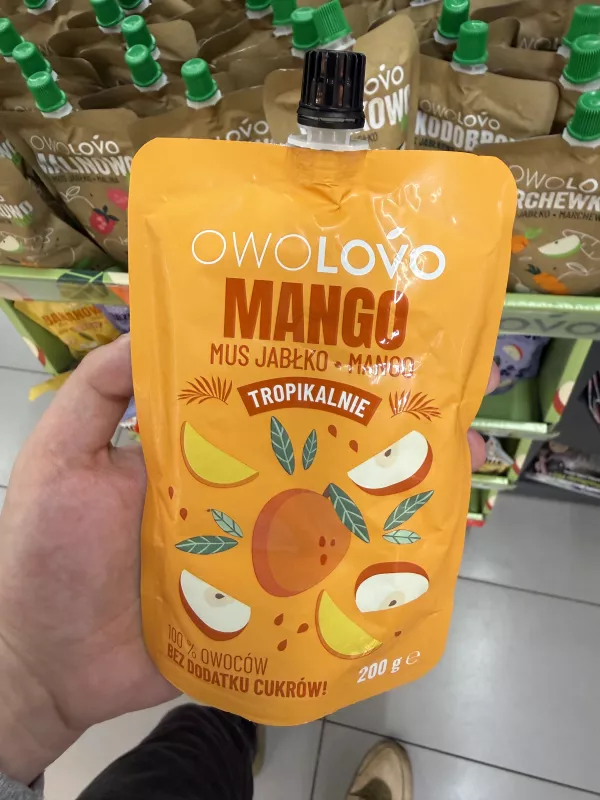 Owolovo Mango – Mus Jabłko – Mango | 200g