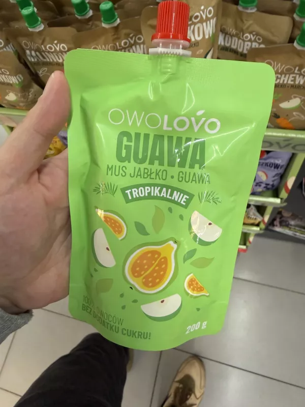 Owolovo Guawa – Mus Jabłko – Guawa | 200g