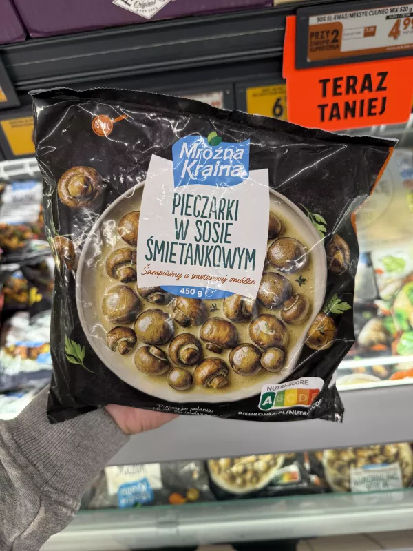 Mroźna Kraina Pieczarki w sosie śmietankowym | 450g