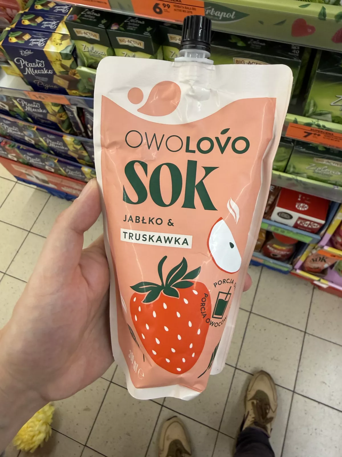 Owolovo Sok Jabłko & Truskawka | 300ml