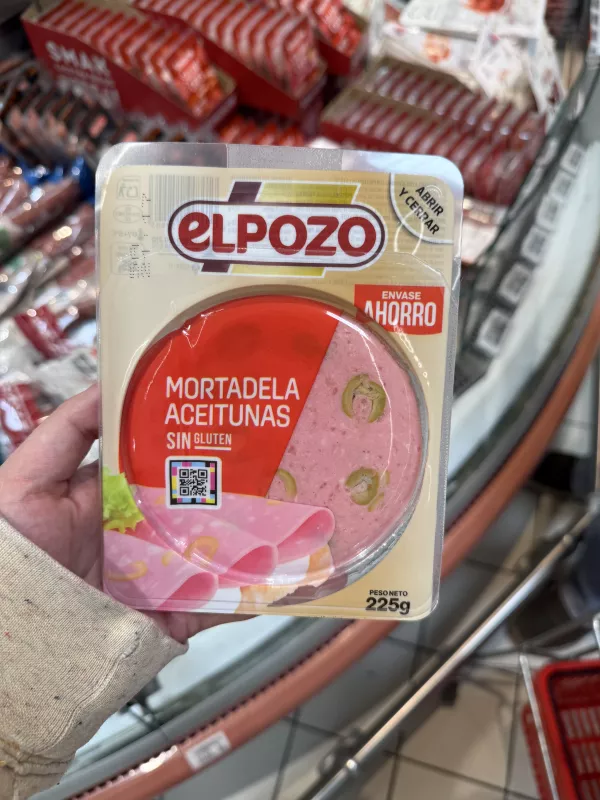ElPozo Mortadela Aceitunas / Mortadela z oliwkami plastry | 225g