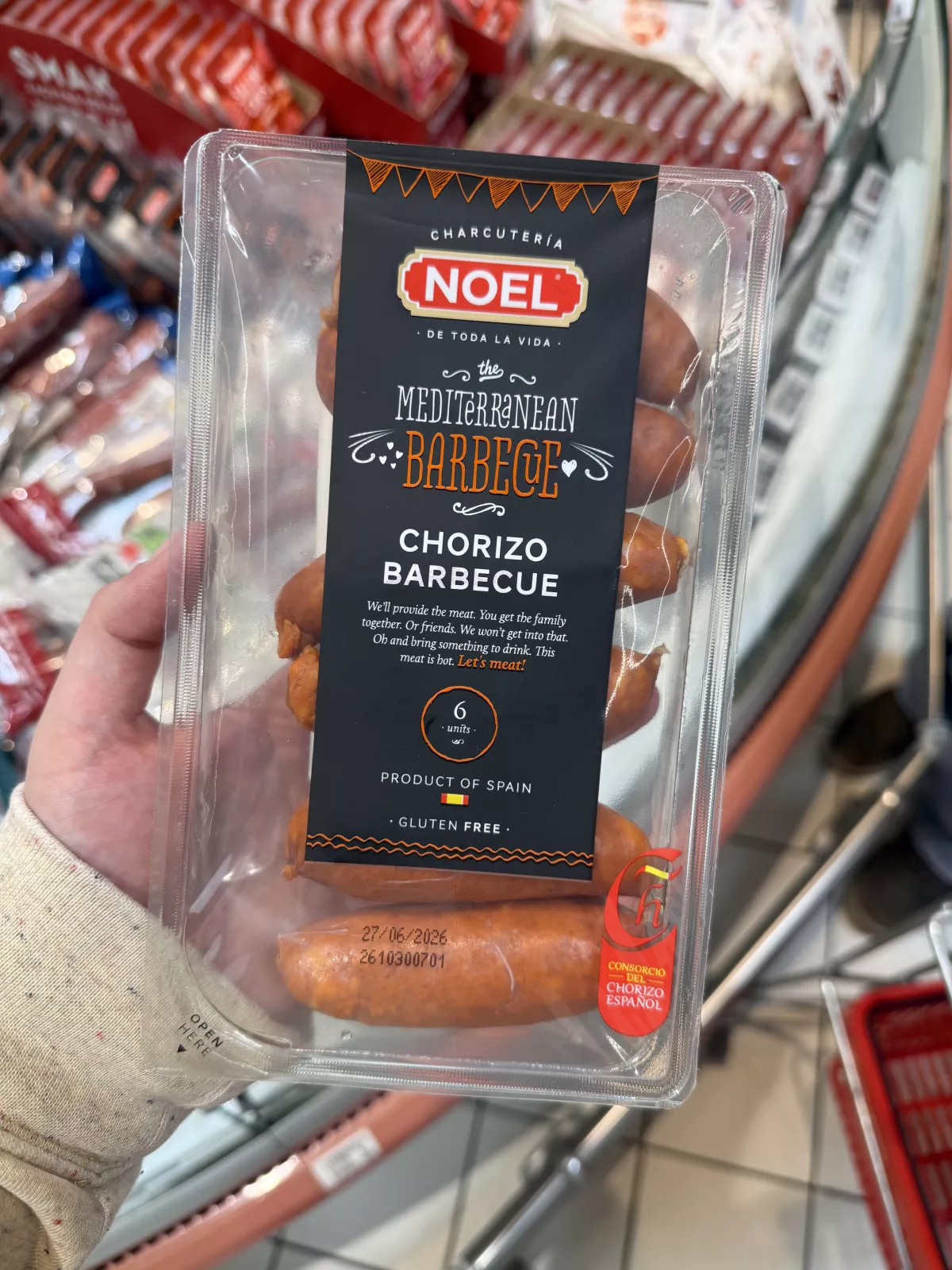 Noel Chorizo Barbecue Mild / Kiełbasa wieprzowa chorizo | 300g