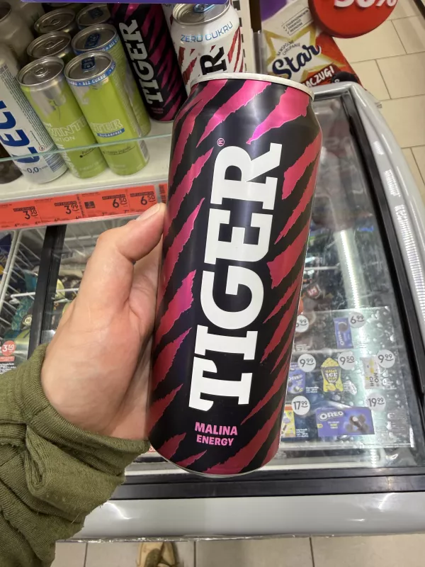 Tiger Energy Malina (Odpal instynkt) | 500ml