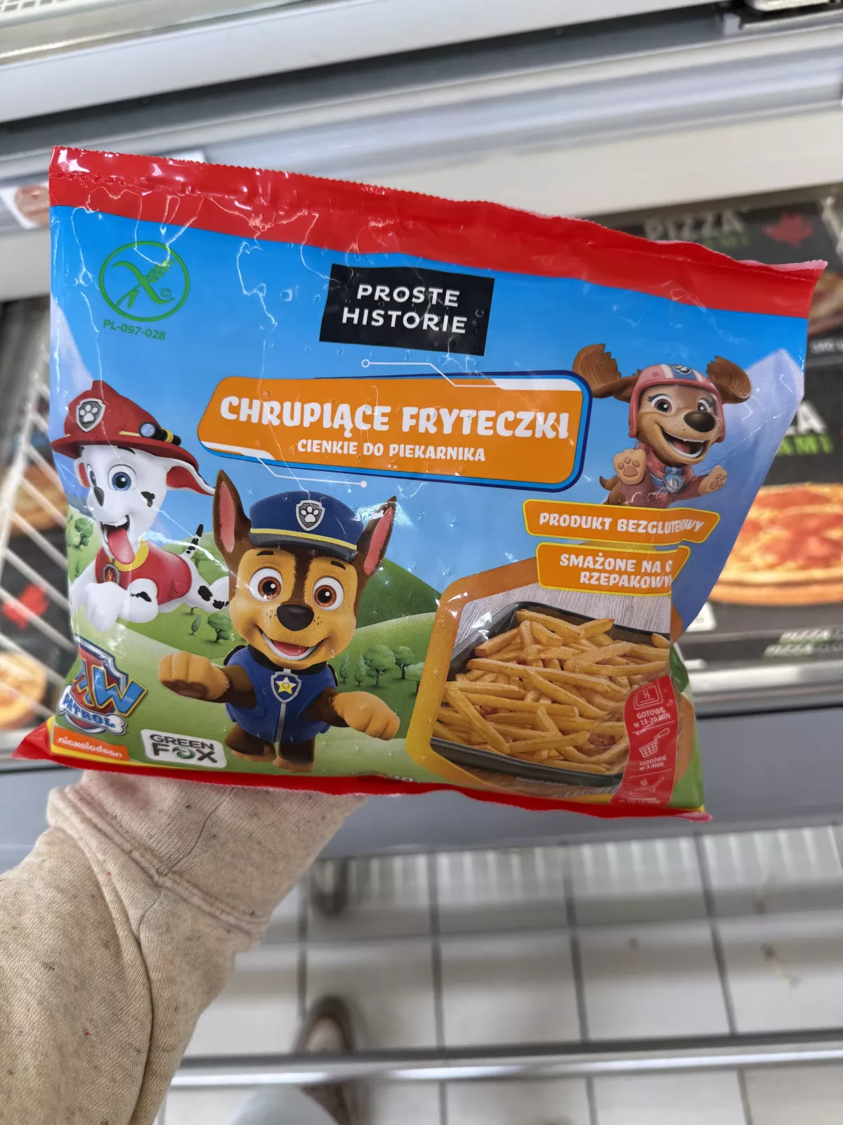 Proste Historie Chrupiące Fryteczki cienkie do piekarnika Psi Patrol | 300g