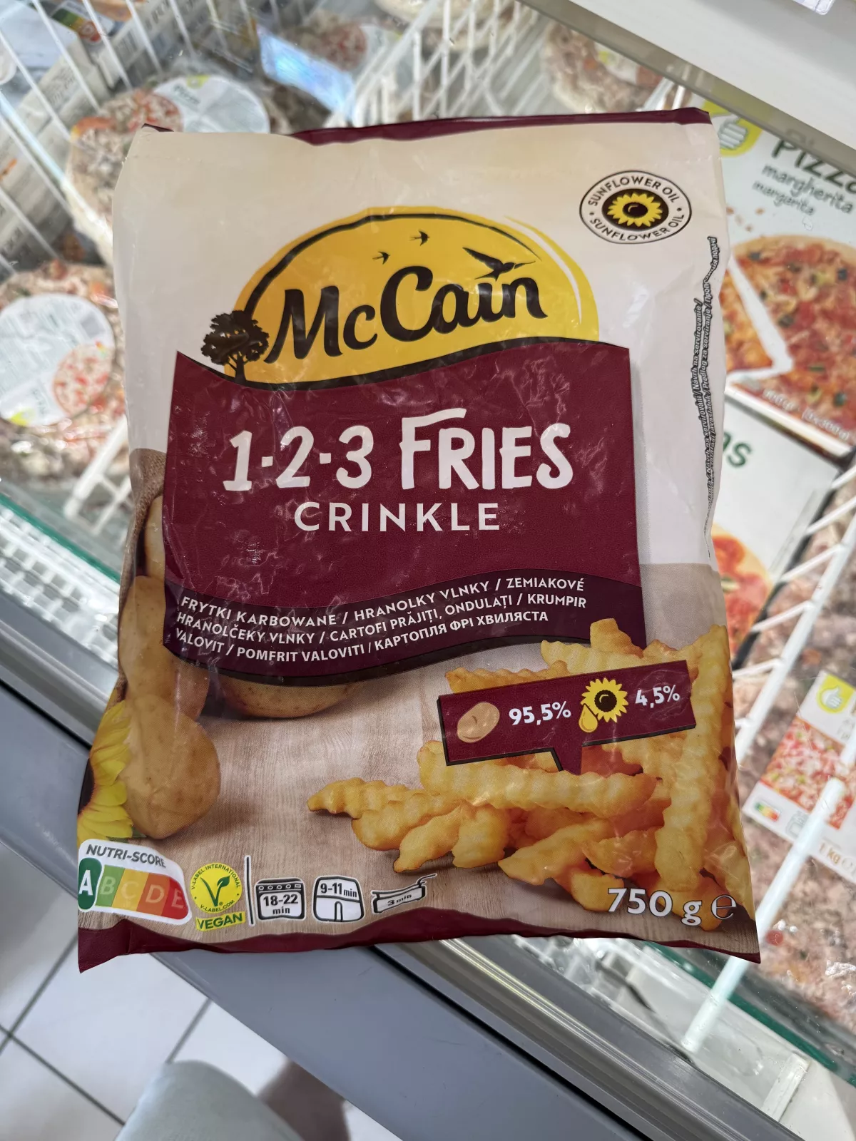 McCain 1-2-3 Fries Crinkle / Frytki karbowane | 750g