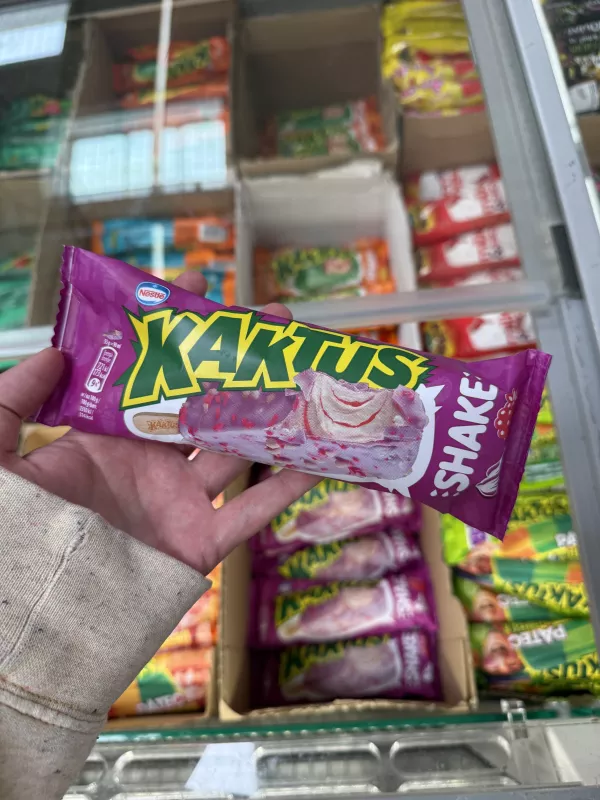 Kaktus Shake lody śmietankowe z sosem malinowym | 55g / 90ml