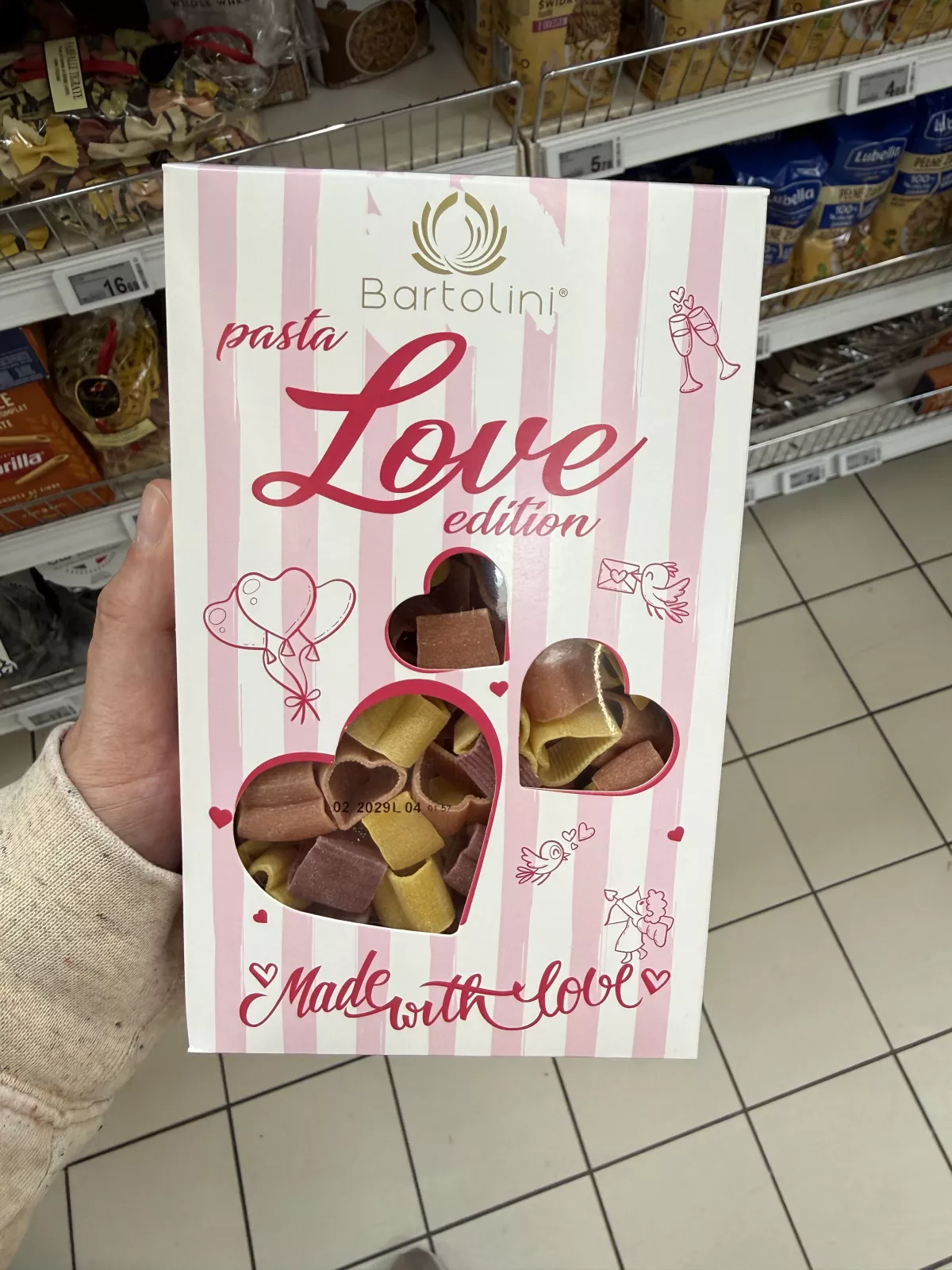 Bartolini Pasta Love Edition Serduszka smakowe | 250g