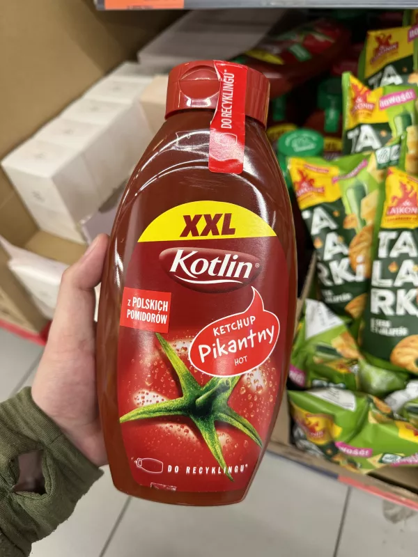 Kotlin Ketchup Pikantny z Polskich Pomidorów XXL | 950g